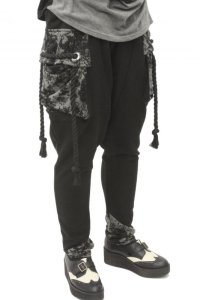 【新品】切替スウェットサルエルパンツ BOT_106_D017【通信販売専用商品】
