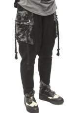 画像1: 【新品】切替スウェットサルエルパンツ BOT_106_D017【通信販売専用商品】 (1)
