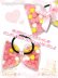 画像2: 【新品】ビッグリボンシースルーヘアゴム（イエローxピンク） HA_247_B148 (2)