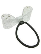 画像2: 【新品】キラキラプラスチックリボンヘアゴム（クリア） HA_181_B136【通信販売専用商品】 (2)