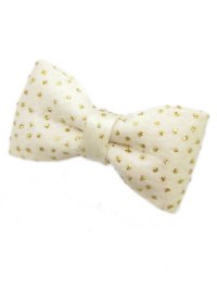 【新品】ミニリボンクリップ(ホワイトラメ) HA_131_B142【通信販売専用商品】