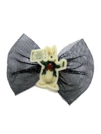 【新品】アニマルワッペンリング(ウサギ/ブラック) k_rg_1206_83_b84【通信販売専用商品】