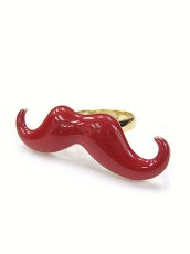 画像1: 【新品】 ヒゲリング (レッド) RG_087_B80【通信販売専用商品】 (1)