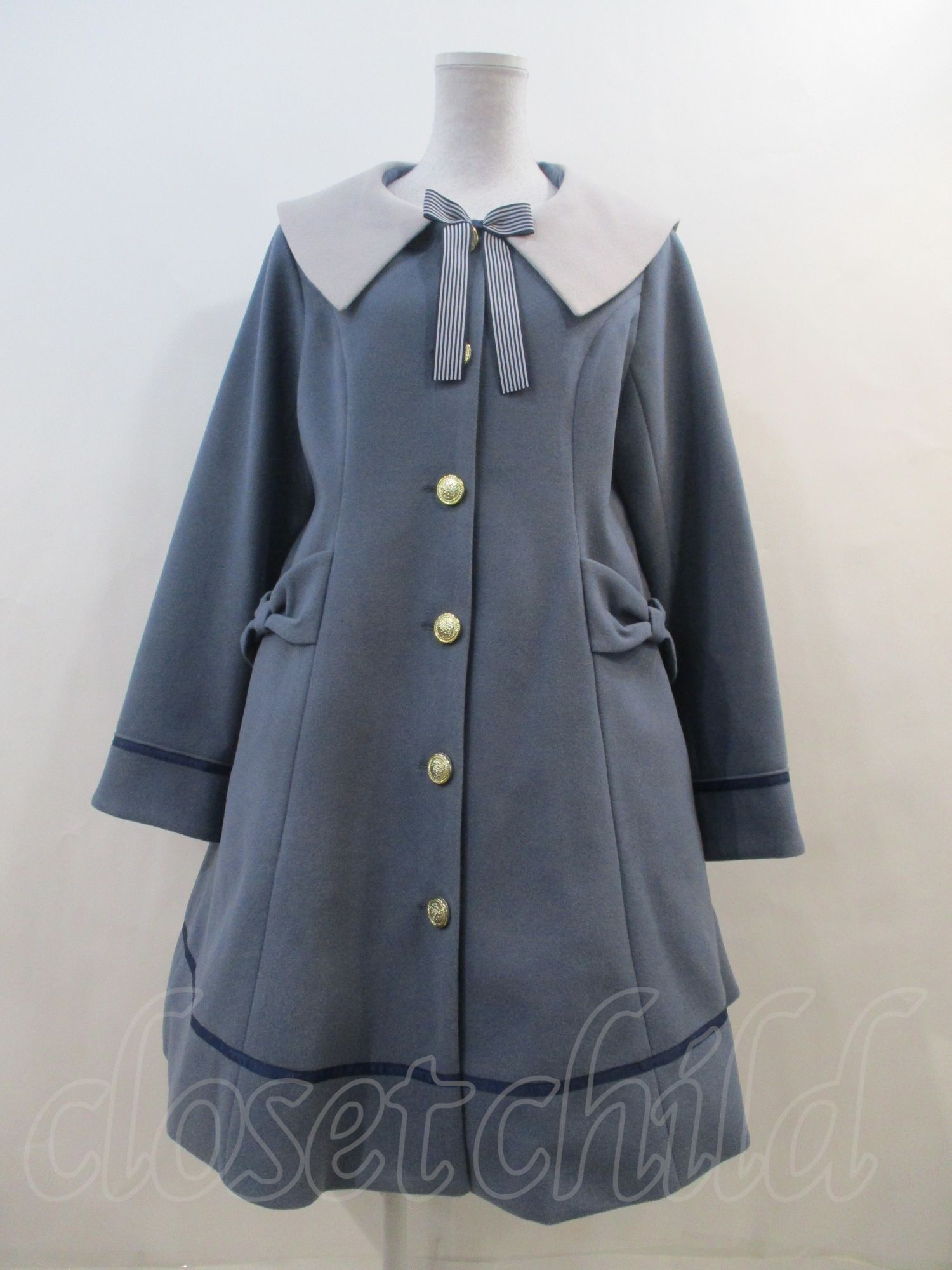 Amavel  / セーラー襟リボンポケットコート