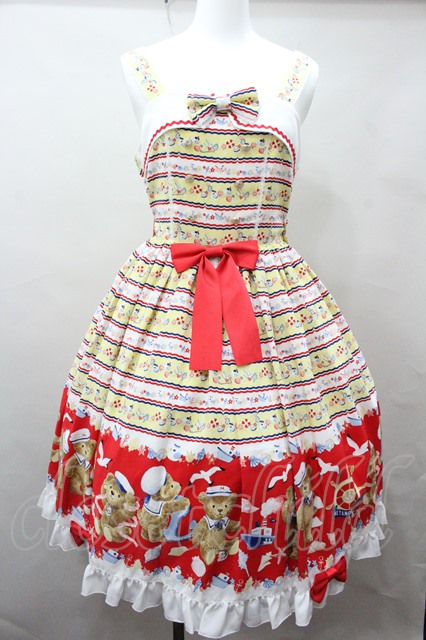 安全Shopping メタモルフォーゼ マリンくまちゃん ジャンパースカート