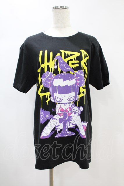 HYPER CORE / SEE YOU NEXT LIFE3 Tシャツ ブラック H-24-11-12-012-PU-TO-KB-ZT419