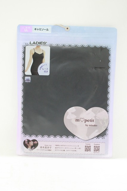 m petit by misako / TT*キャミソールmisako LL ブラック H-25-06-10-053-LO-TO-NS-ZH