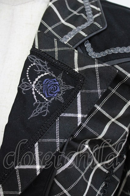 OZZ ANGELO / ローズハンティングショートジャケット 黒 H-26-06-15