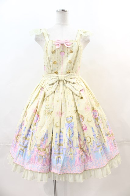 Angelic Pretty /  Magic Princessナポレオンジャンパースカート  イエロー I-24-04-26-039-AP-OP-HD-ZI