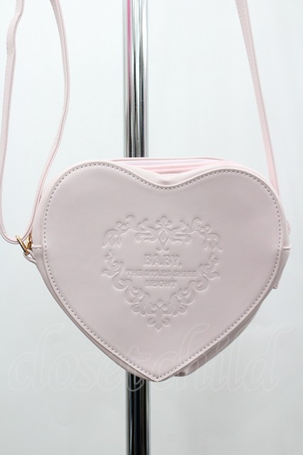 BABY,THE STARS SHINE BRIGHT / ノベルティ　ハートポシェット ピンク I-26-02-06-108-BA-BG-SA-ZI