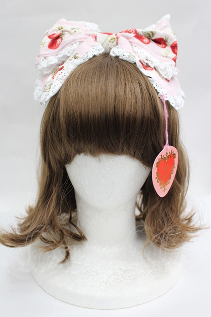 BABY,THE STARS SHINE BRIGHT / Strawberry's Heart Drops柄リボン
