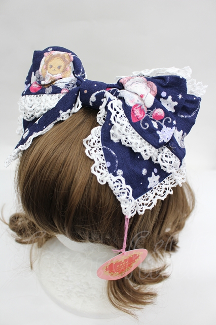 土日のみ出品★ベイビー　くみゃちゃん柄カチューシャ BABY,THE STARS SHINE BRIGHT / くみゃちゃんの雪の王国柄カチューシャ
