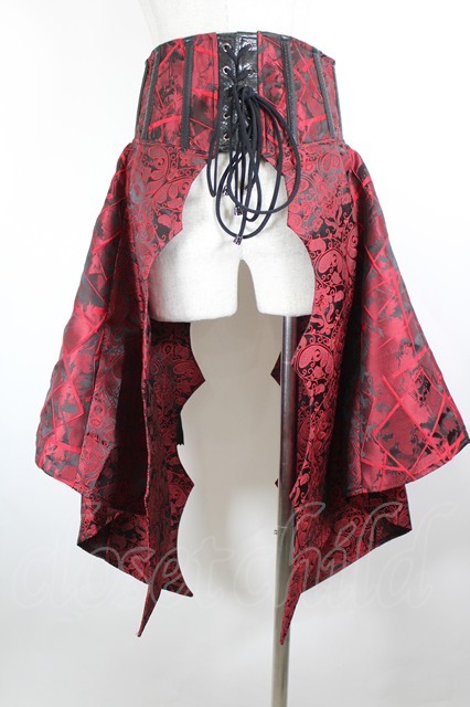 Qutie Frash / ZIPコルセット 赤 I-26-10-08-097-QU-TO-SA-ZI - closet