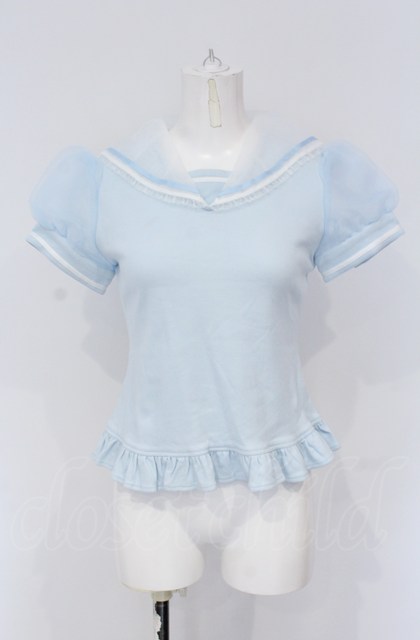 Angelic Pretty / フェアリーマリンカットソー（2015年）  サックス O-25-04-30-1103-AP-TO-OW-OS