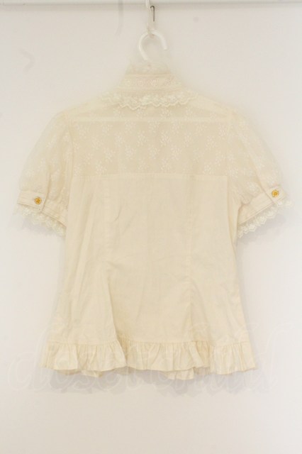 Angelic Pretty - Romantic ビスチェ風半袖ブラウス Angelic Pretty / Romantic ビスチェ風半袖ブラウス アイボリー O-26