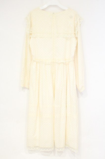 merry jenny / airy lace collarワンピース F クリーム O-26-09-26-010
