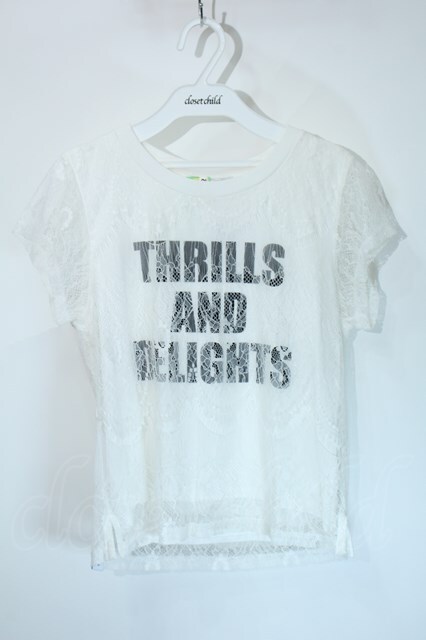 HYSTERIC GLAMOUR / THRILLS AND DELIGHTS pt T-SH   S-24-05-03-021-PU-TS-UT-ZS