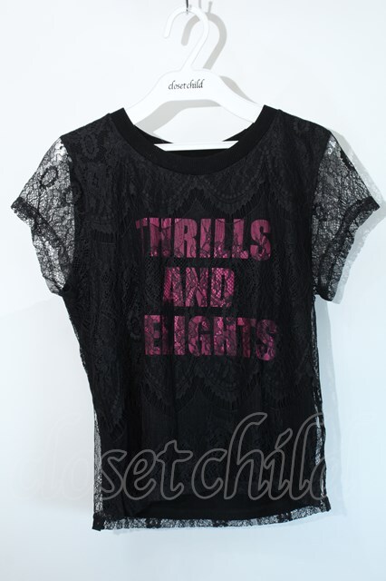 HYSTERIC GLAMOUR / THRILLS AND DELIGHTS pt T-SH   S-24-05-03-022-PU-TS-UT-ZS