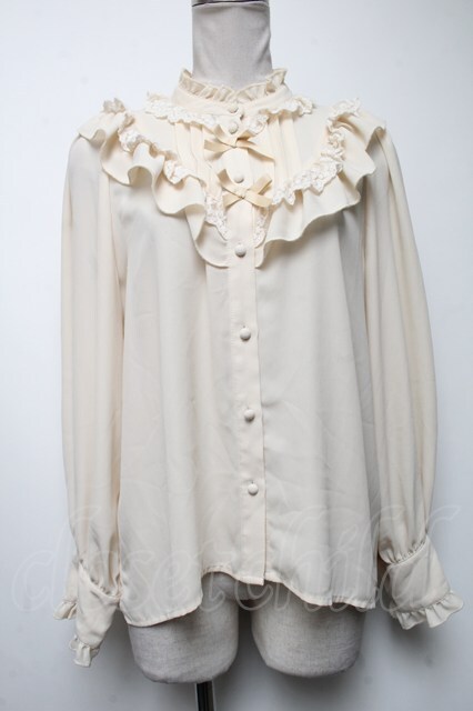 axes femme kawaii / クラシカルドールブラウス  キナリ S-25-04-19-008-AX-BL-HR-ZS