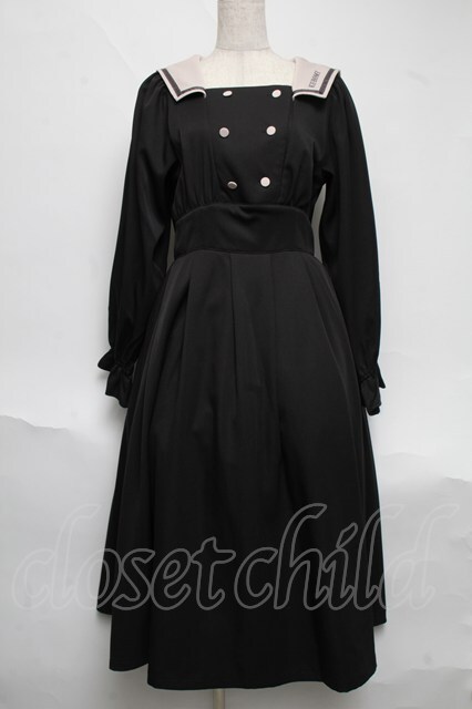 m petit by misako / サンリオキャラクターズコラボ クロミセーラーワンピース M 黒 S-25-06-19-045-LO-OP-AS-ZS