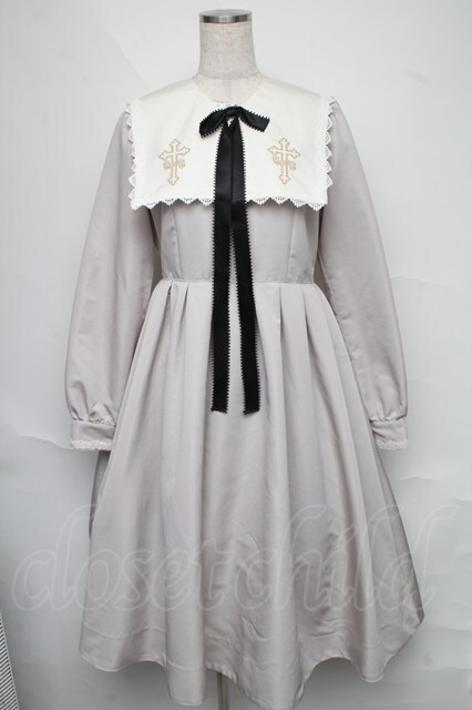 Angelic Pretty / Mystic Rosaryワンピースset グレー S-25-06-20-028-AP-OP-HR-ZS