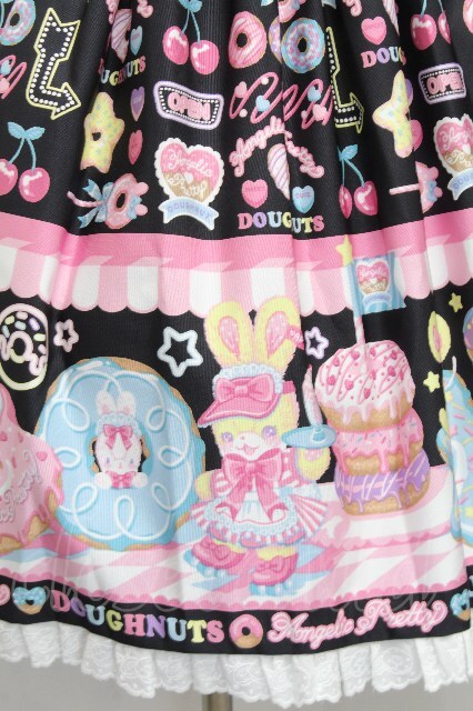 Angelic Pretty / Toy's Donut Dinerワンピース クロ S-26-04-20-024