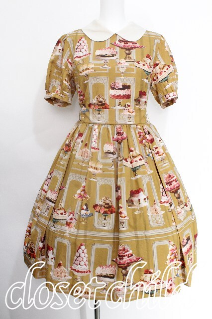 Jane Marple / Sweets In The Palaceのワンピース M マスタード S-26