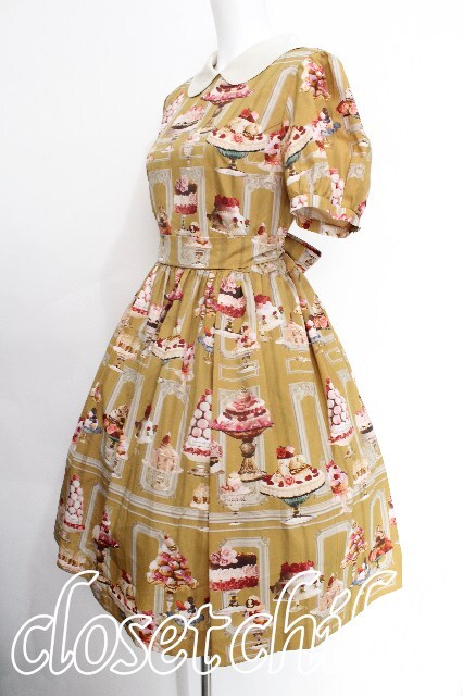 Jane Marple / Sweets In The Palaceのワンピース M マスタード S-26