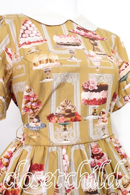 Jane Marple / Sweets In The Palaceのワンピース M マスタード S-26