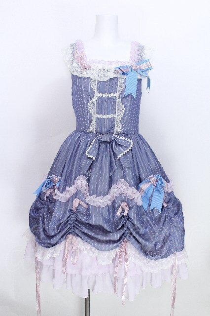 BABY,THE STARS SHINE BRIGHT / Albertineジャンパースカート ブルー S