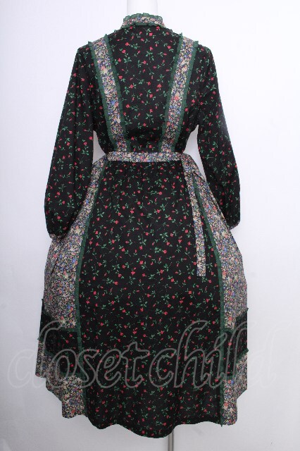 Jane Marple / Demi & Birdsongアガサドレス 黒xグリーン S-26-09-29