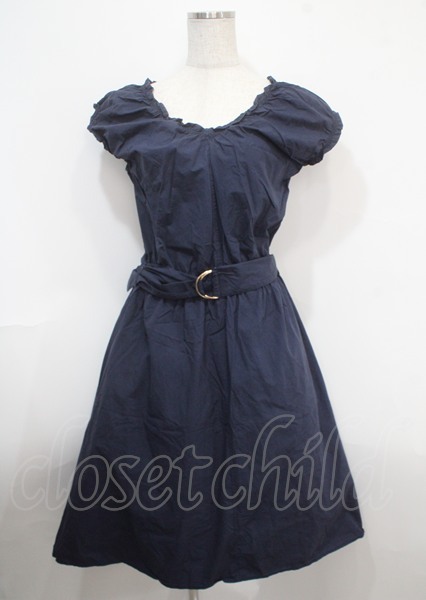 axes femme / ワンピース M 紺 Y-25-04-03-093-AX-OP-SZ-ZY