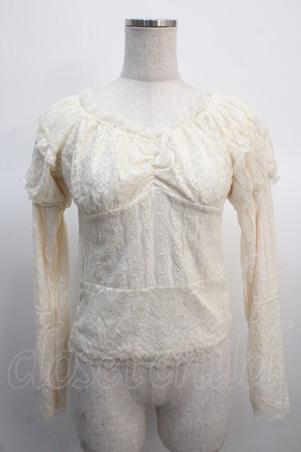 seemi.by NICE CLAUP / レーストップス  アイボリー Y-25-04-21-046-LO-TO-SZ-ZY