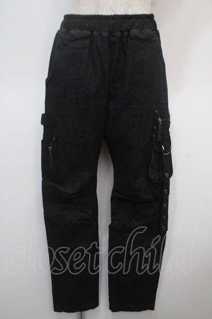 Qutie Frash / スキニーパンツ L 黒 Y-25-04-28-067-QU-PA-SZ-ZY