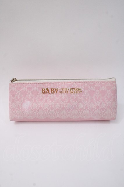 BABY,THE STARS SHINE BRIGHT / BABY・PIRATESオリジナルポーチ ピンク Y-25-06-01-013-BA-ZA-SZ-ZT150-F001