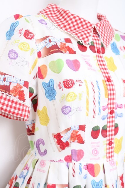 Emily Temple cute / pop'n candyワンピース mix 白ベース Y-26-05-02