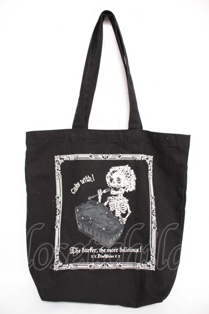 DimMoire / Cake with×DimMoire The Coffin Cakeトートバッグ F ブラック Y-26-09-22-012-PU-BG-SZ-ZY [2100070000078811-Y-26-09-22-012-PU-BG-SZ-ZY]