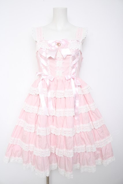 Romantic Dream Roseジャンパースカート ピンク ロリィタ BABY,THE STARS SHINE BRIGHT / Romantic Dream Roseジャンパー