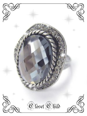 画像: 【新品】ストーンリング・黒(Ring・Black) RG_178_B128