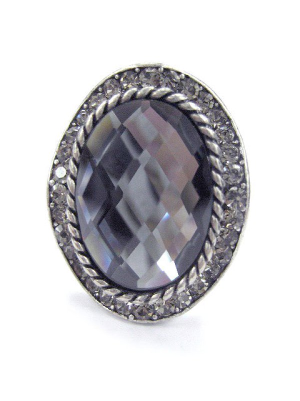 画像6: 【新品】ストーンリング・黒(Ring・Black) RG_178_B128【通信販売専用商品】 (6)