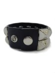 画像2: 【新品】２連スタッズブレス(シルバー) (bracelet) BR_030_B129 (2)