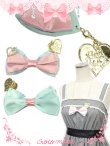 画像2: 【新品】キラキラ☆ハートリボンネックレス (リボン＆ハートネックレス) NE_136_B141 (2)