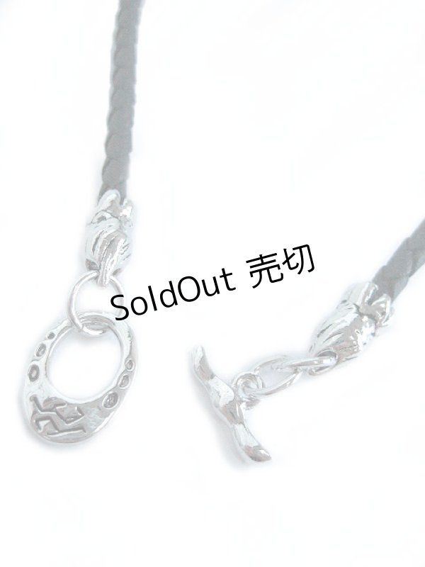 画像3: 【新品】ウルフレザーネックレス(necklace) BR_036_B116 (3)