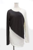 画像1: 【新品】ジップ切替ニットセーター g_tp TP_081_D011【通信販売専用商品】 (1)