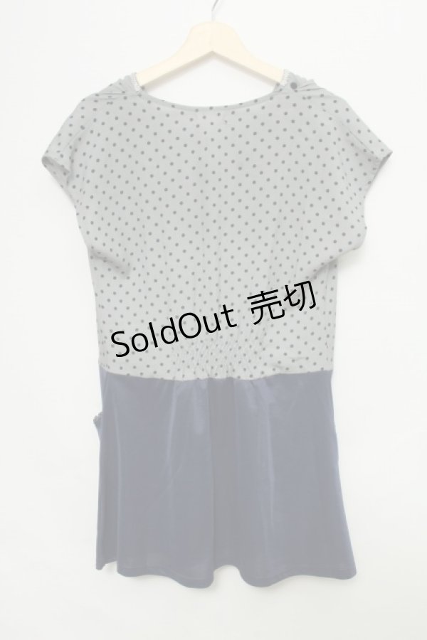 画像2: axes femme  / ドット切替ワンピース S-20-05-07-031-1-OP-AX-L-IW-ZT077 (2)