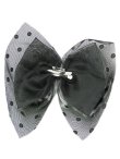 画像2: 【新品】ドットチュール2WAYブローチ&ヘアピン(ブラック/ブラック)brooch/hair pin HA_156_B135 (2)