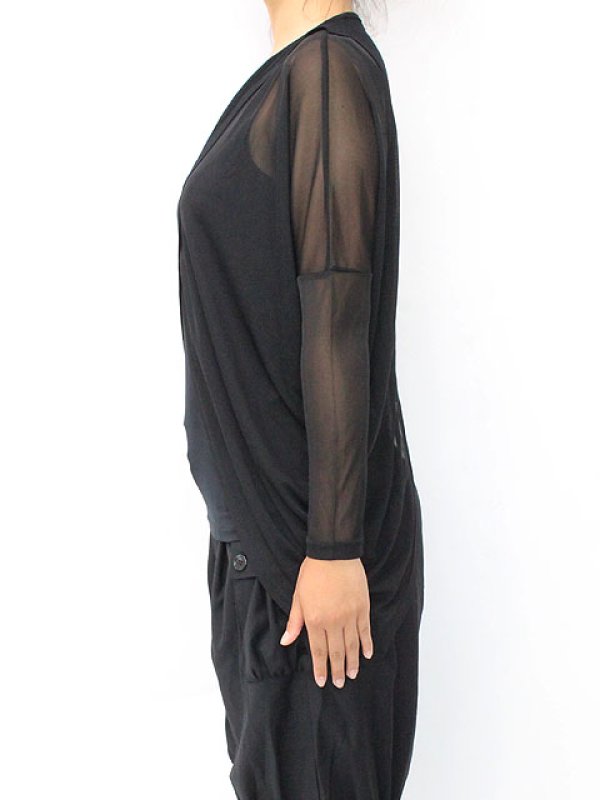 画像3: 【新品】シフォン切替カットソー g_tp TP_048_D005【通信販売専用商品】 (3)