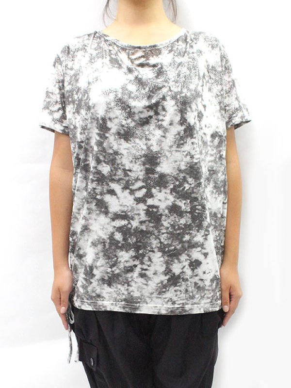 画像2: 【新品】ラメムラ染め半袖カットソー g_tp TP_003_D001【通信販売専用商品】 (2)