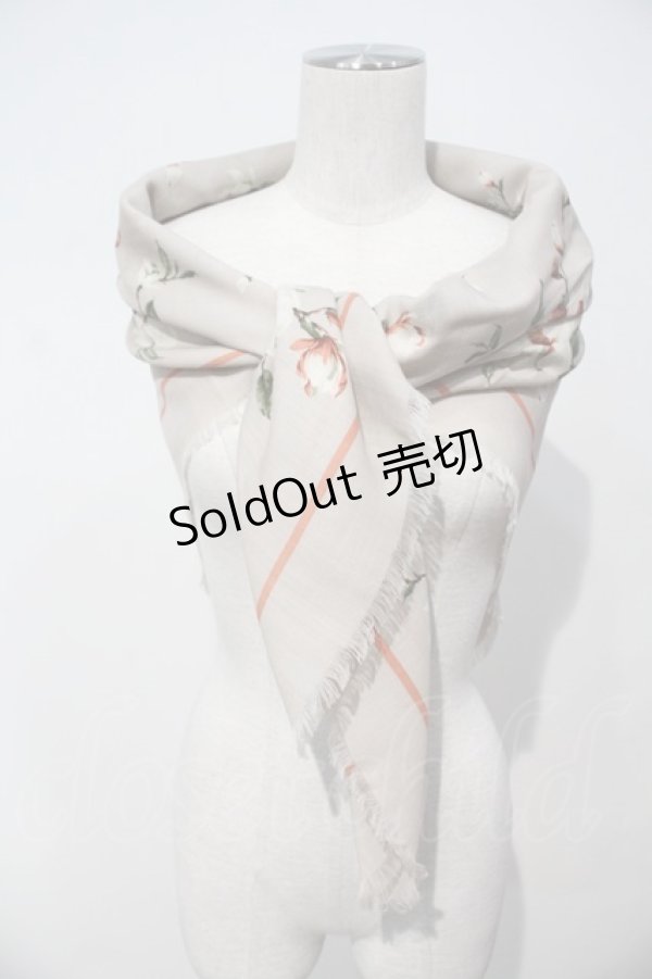 画像2: INGEBORG  / 花柄大判ストール I-24-04-07-054-1-ZA-LO-L-HD-ZT169 (2)