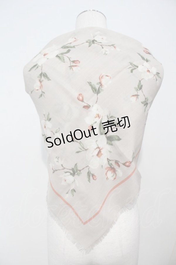 画像1: INGEBORG  / 花柄大判ストール I-24-04-07-054-1-ZA-LO-L-HD-ZT169 (1)